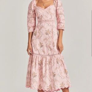 LoveShackFancy Calluna Maxi Dress size 6